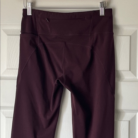Sweaty Betty Power 7/8 Leggings Midnight Cherry Purple Sculpting Fit Side Pocket - Picture 8 of 15